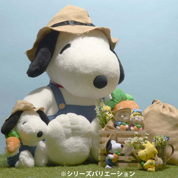 SNOOPY GARDEN キャロットファーマーぬいぐるみキーリング(ウッドストック)
