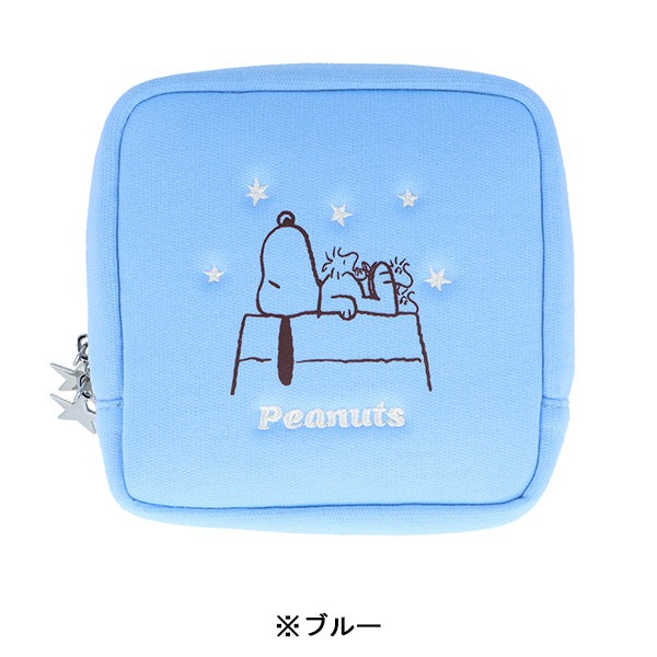 スヌーピー スウェットスクエアポーチ (WOODSTOCK&SNOOPY 第3弾)
