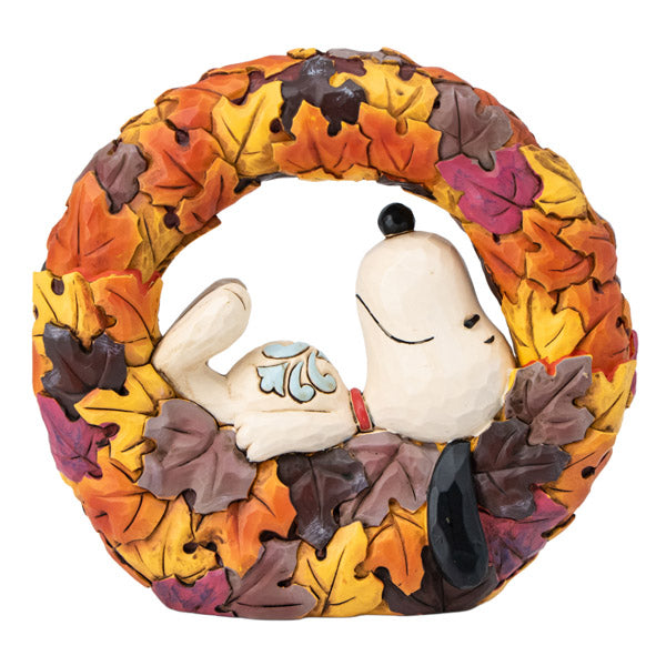 PEANUTS JIM SHORE フィギュア Layers of Autumn