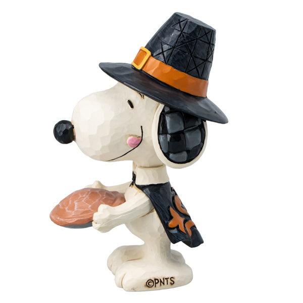 PEANUTS JIM SHORE ミニフィギュア Snoopy with Pumpkin Pie
