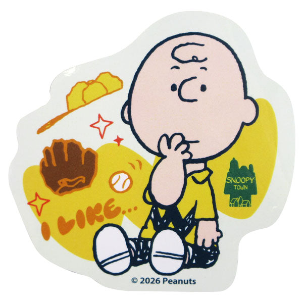 販路限定 スヌーピー ステッカー3枚セット (PEANUTS I LIKE…)