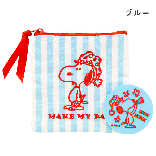 【おかいものSNOOPY限定】ポーチ＆ミラーセット (MAKE MY DAY!)