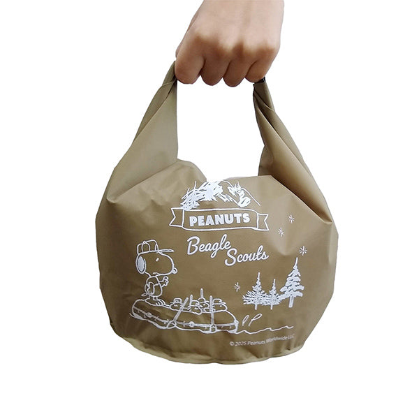 スヌーピー 防水バッグ 5L (ボート／カーキ)