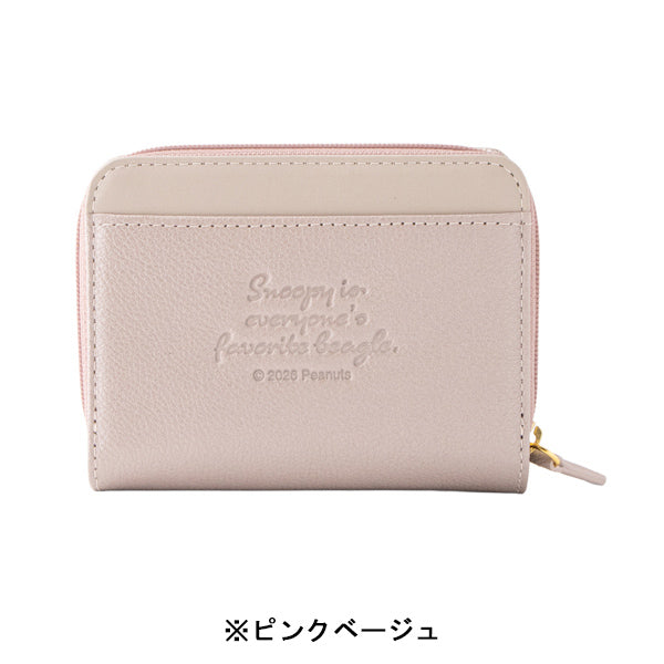 スヌーピー 二つ折れ財布 (パールシリーズ)