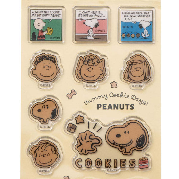 スヌーピーキャンディシール Yummy Cookie Days! (黄色)