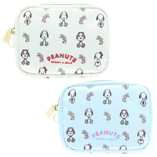 スヌーピー サテンミニポーチ (SNOOPY & BELLE)