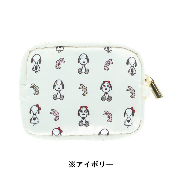 スヌーピー サテンミニポーチ (SNOOPY & BELLE)