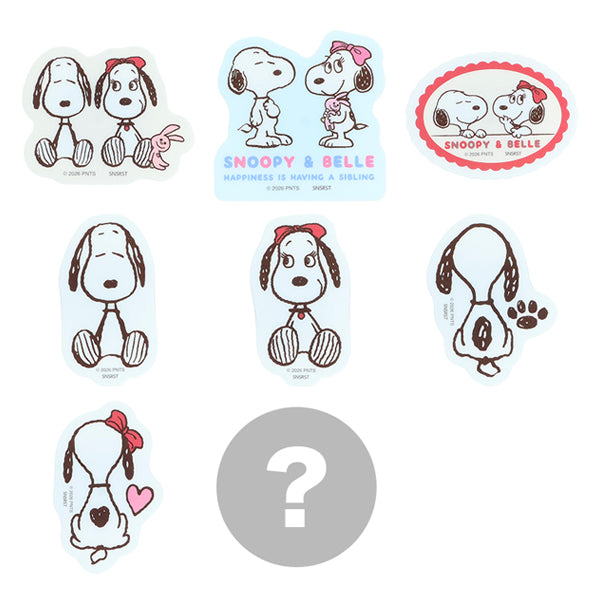 スヌーピー アクリルマグネット (SNOOPY & BELLE)