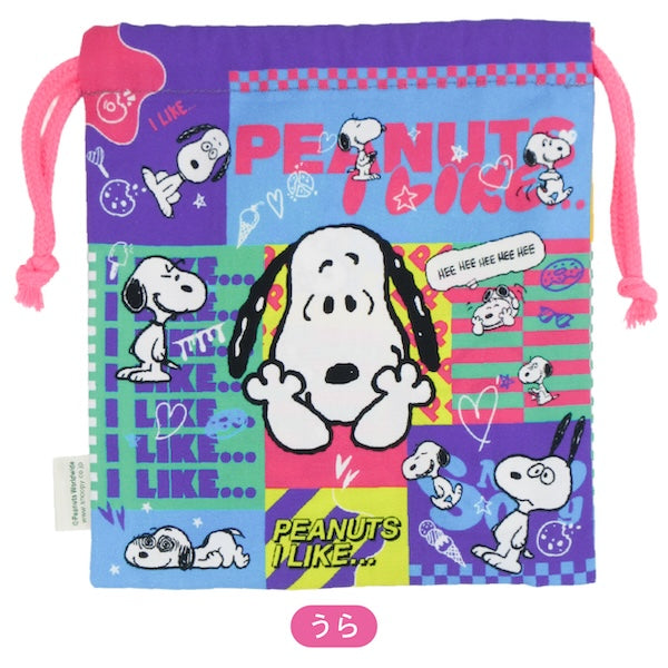 スヌーピー 巾着 (PEANUTS I LIKE…/Vivid)
